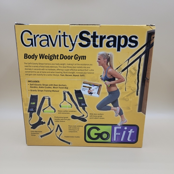 Go Fit Gravity Straps Body Weight Door Gym Suspended Body Weight Traning New - Picture 3 of 9